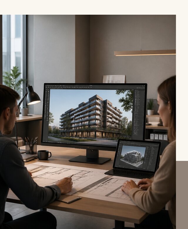 3D визуализация архитектуры и объектов строительства в Кронштадте