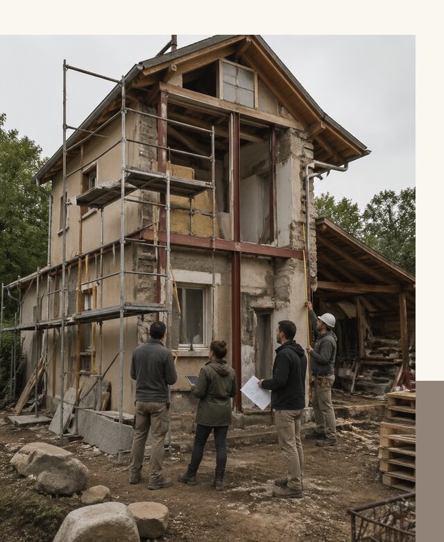 Реконструкция загородного дома под ключ в Кронштадте от бюро